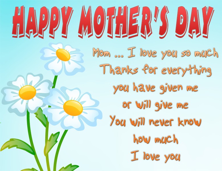 Mothers Day greetings