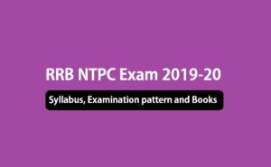 rrb ntpc exam 2019-20 syllabus, pattern and books
