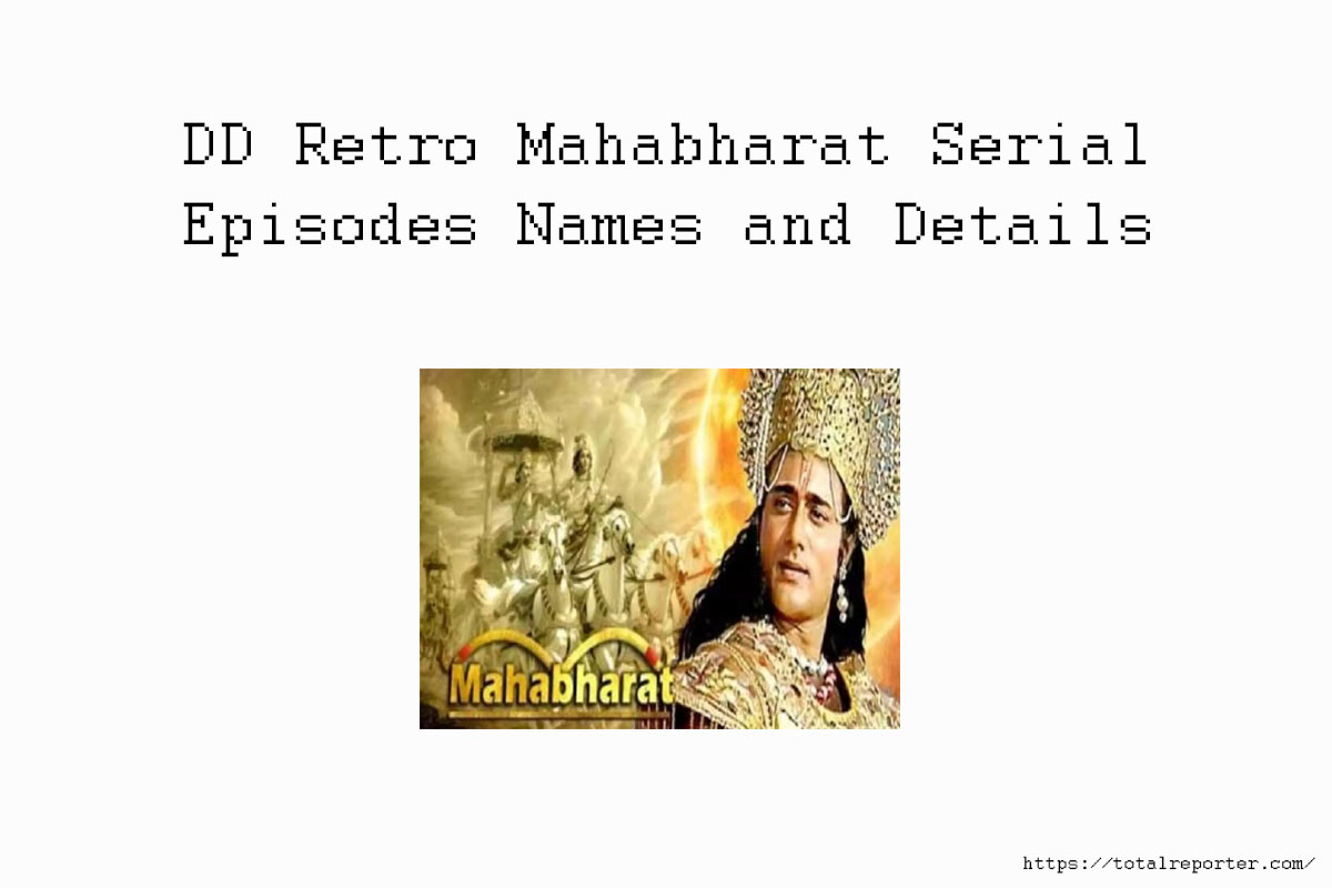DD Retro Mahabharat Serial