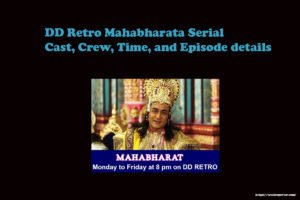 DD Retro Mahabharat Serial