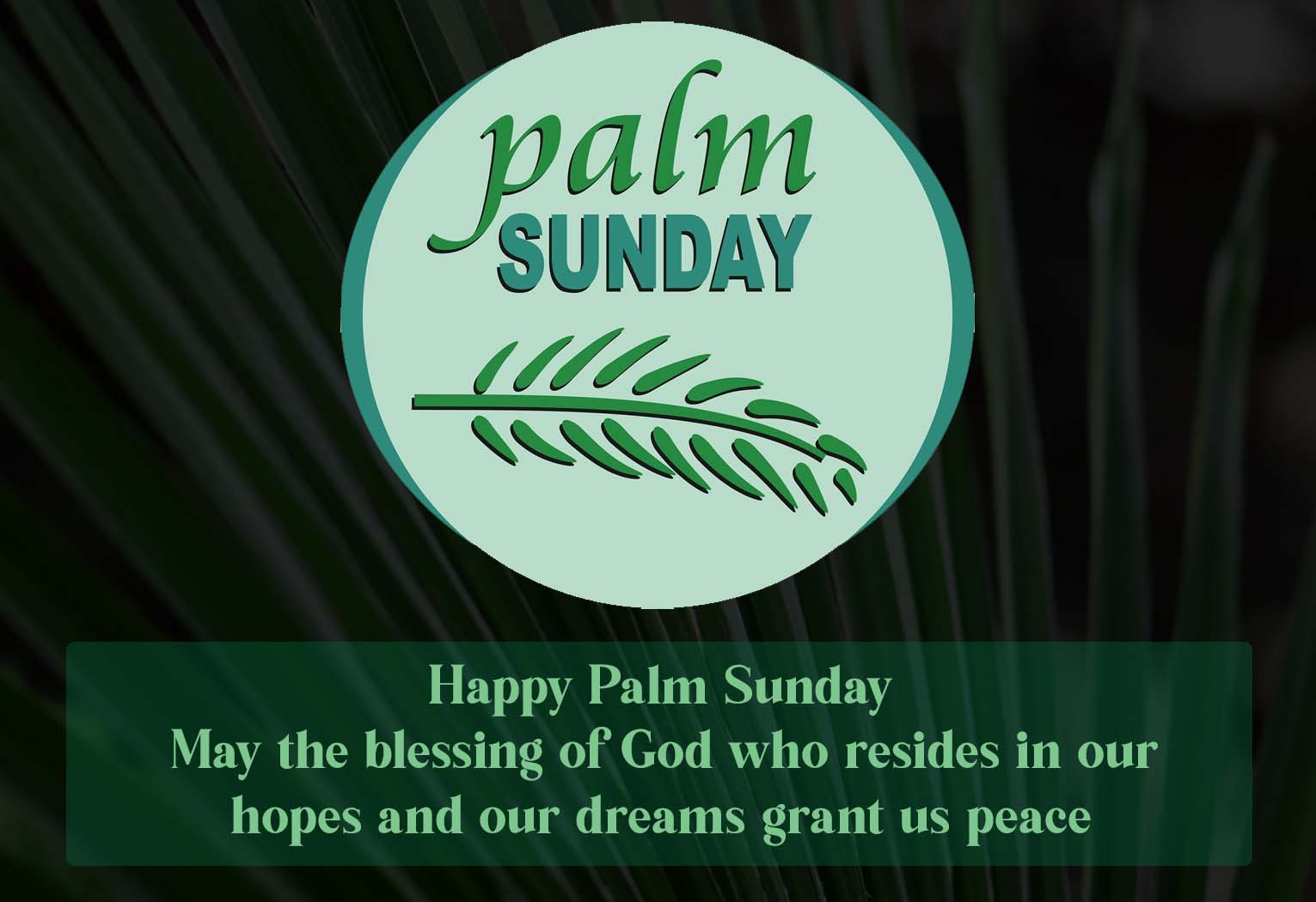 Happy Palm Sunday Greetings Images