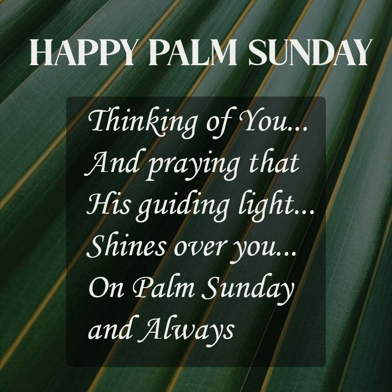 Palm Sunday Greetings Images 2024