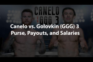 Canelo vs GGG 3 purse and payouts