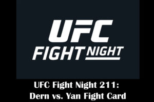 Dern vs Yan Fight UFC tickets