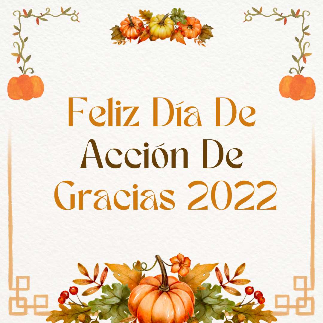 Día de Acción de Gracias 2022