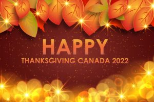 Happy Thanksgiving Canada 2022