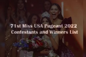 Miss USA Pageant Contestants and Winners List