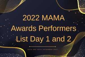 MAMA Awards Performers