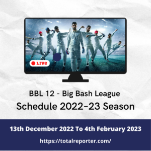 BBL schedule 2022/23