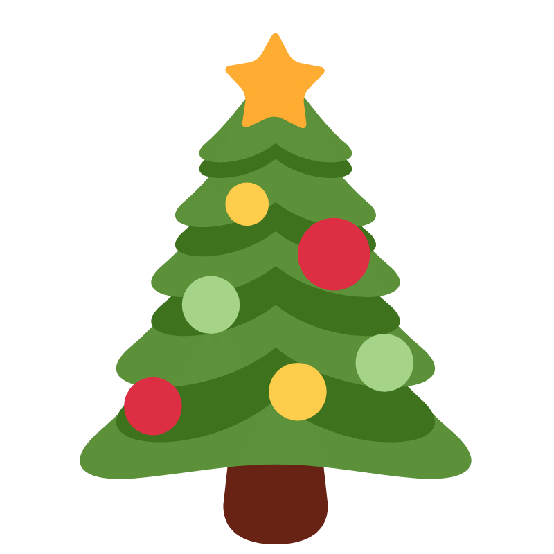 Happy Christmas Tree 2023 PNG