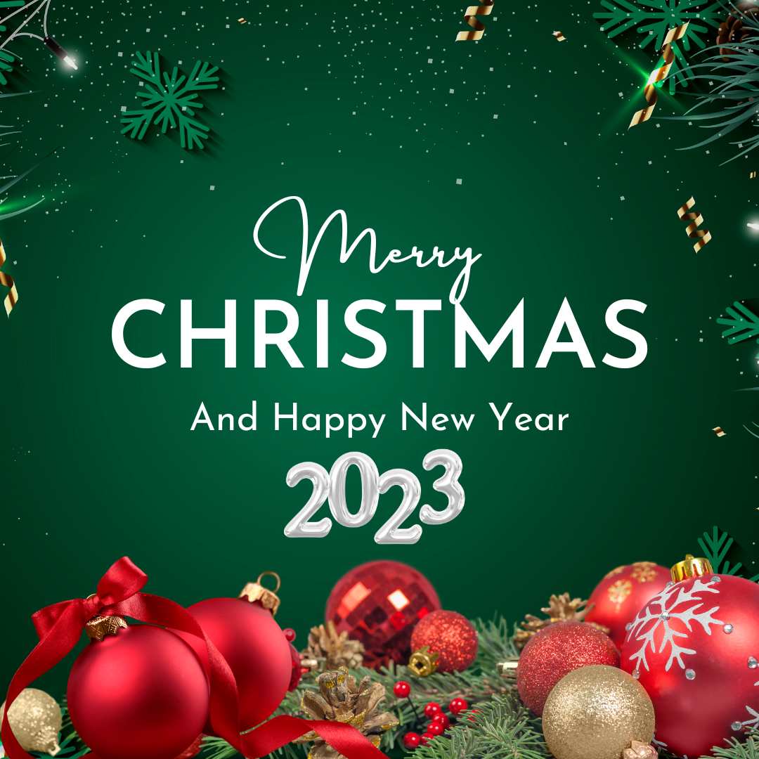 Happy Christmas and New Year 2023 Images
