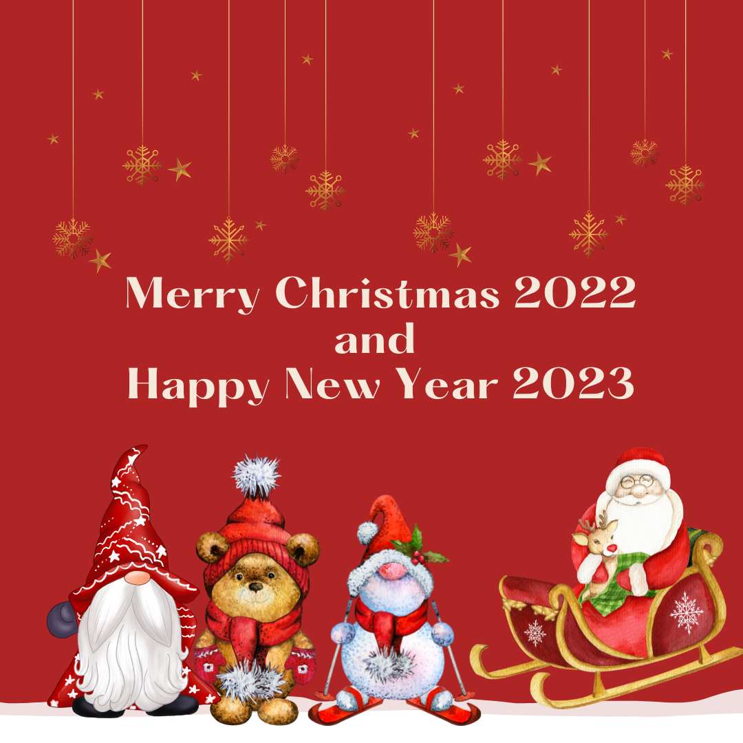 Merry Christmas 2022 and Happy New Year 2023 Image