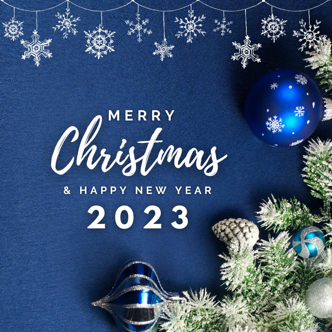 Christmas and happy new year 2023