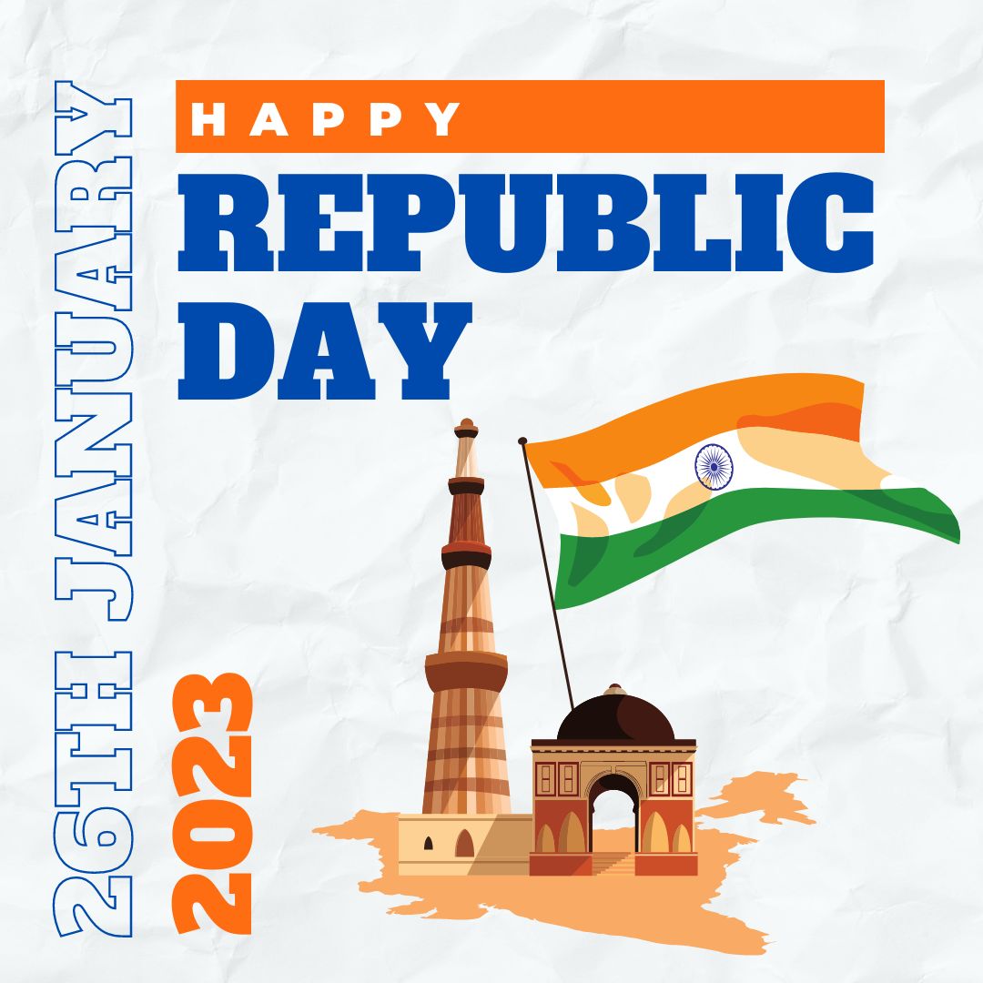 26th January 2023 Happy Republic Day