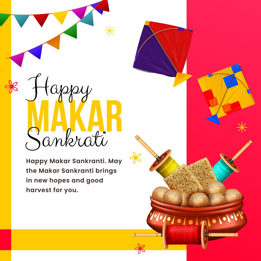 Happy Makar Sankranti HD Wishes Images
