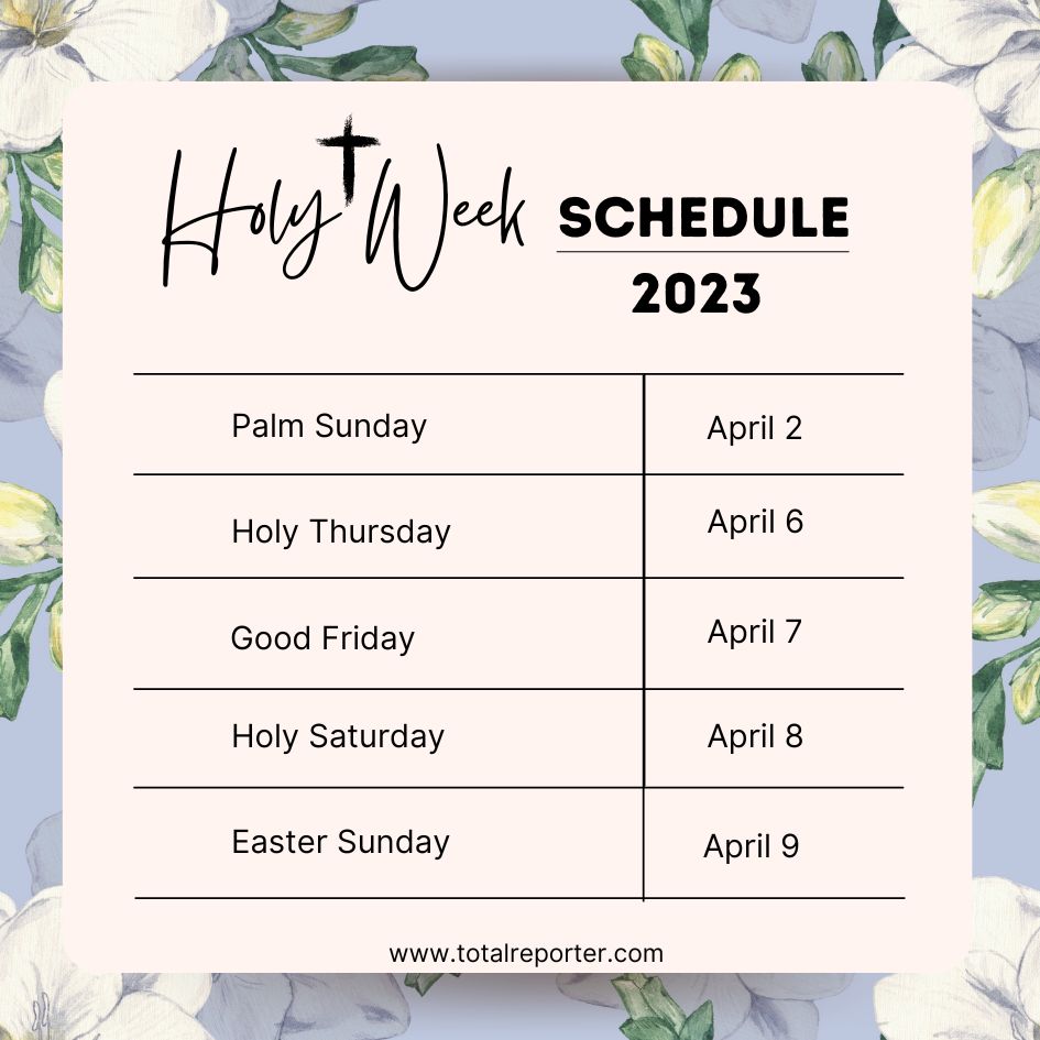 Holy Week 2023 Calendar Date And Schedule