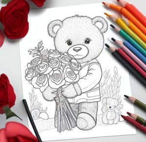 Printable valentine's day coloring pages 2023