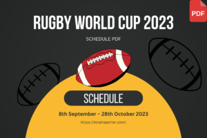 Rugby World Cup 2023 Schedule PDF Download