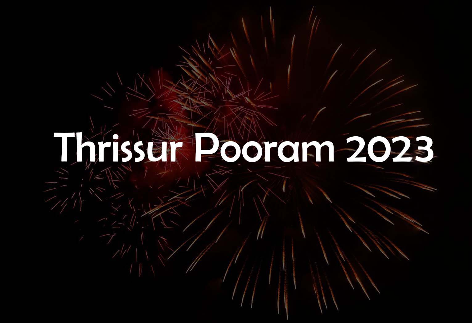Thrissur Pooram 2023