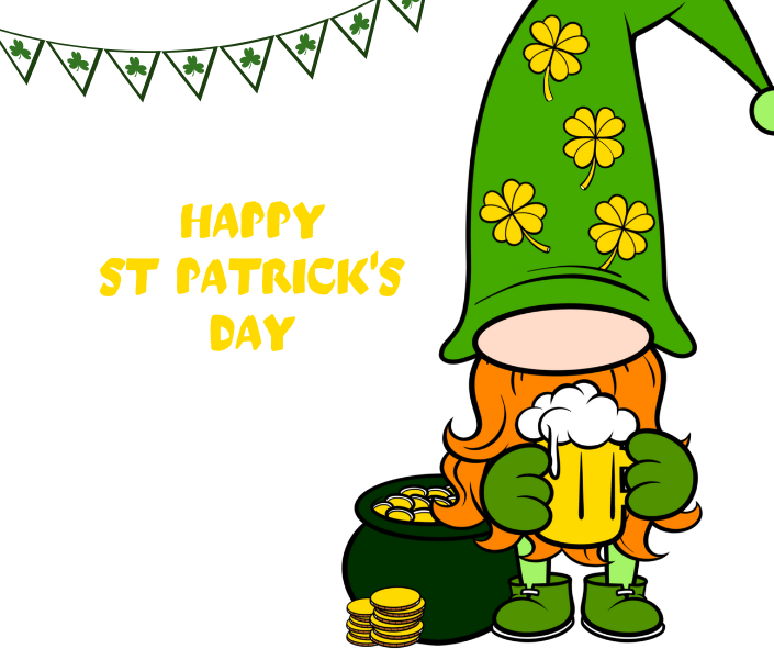 Funny Leprechaun Clipart 2024