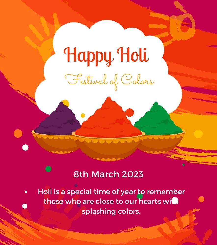 Happy Holi Festival of Colors 2023 Quotes