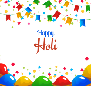 Happy Holi PNG Background