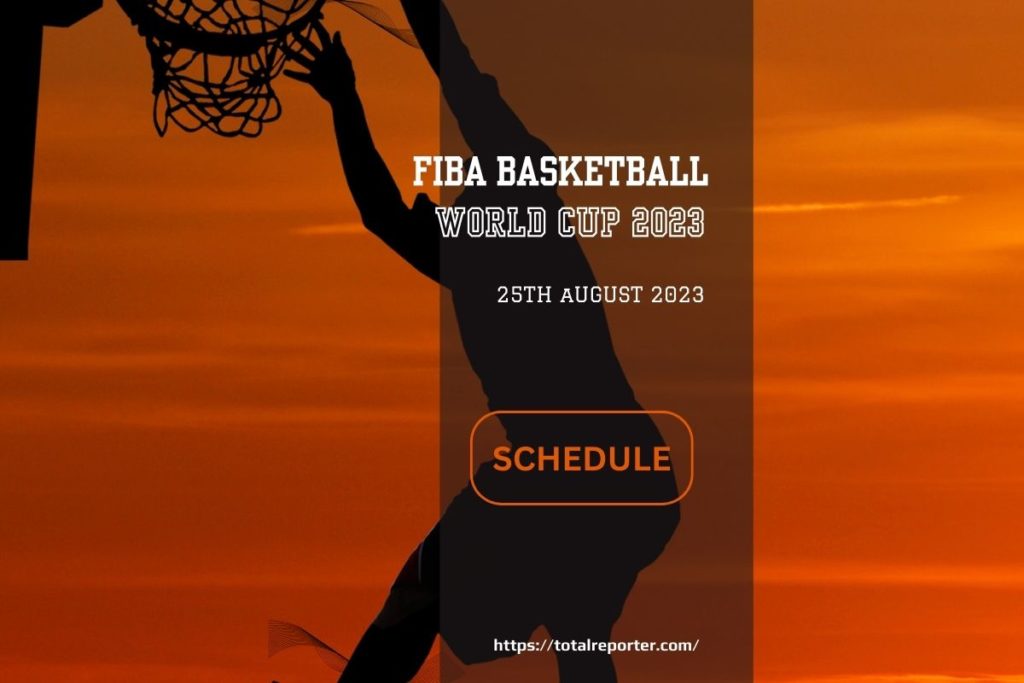 FIBA World Cup 2023 full schedule