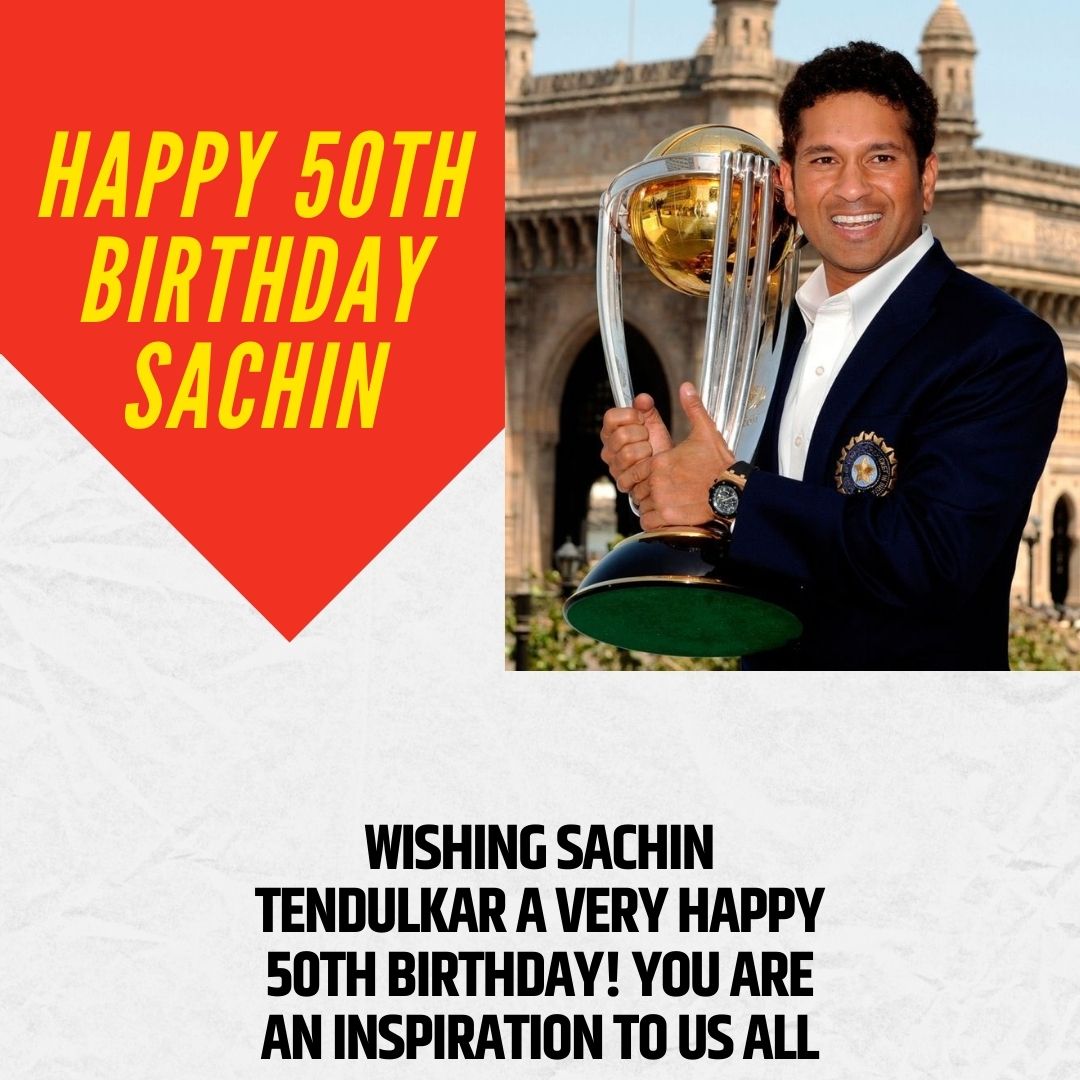 Happy 50th Birthday Sachin Tendulkar Whatsapp Status