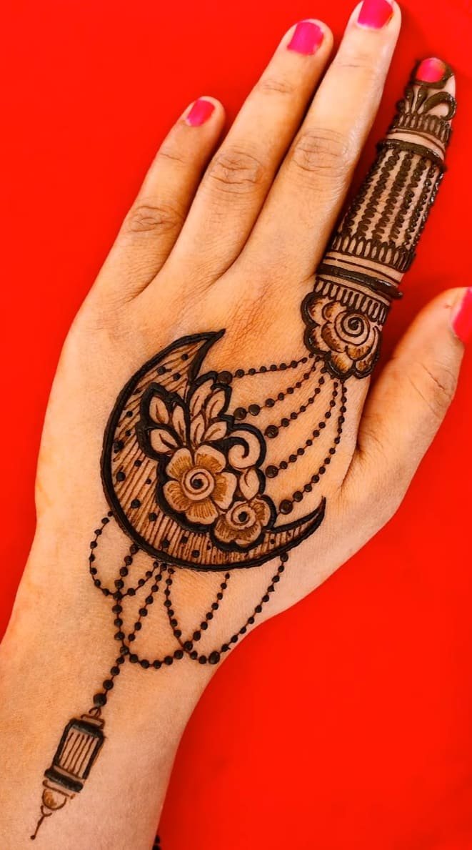 Simple Eid al-Fitr 2024 Mehndi