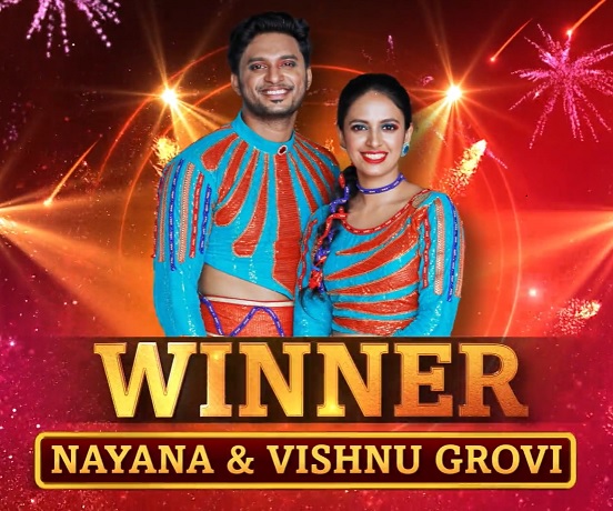 Winner of Dancing Stars - Nayana and Vishnu