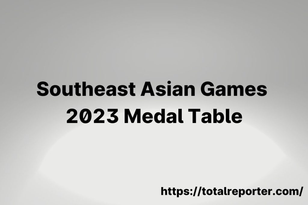 Southeast Asian Games 
2023 Medal Table