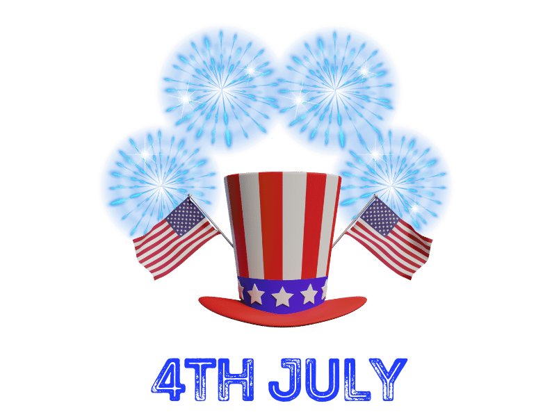 4th of July Clipart Image 2023