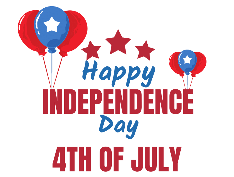 Happy 4th of July 2023 Clipart