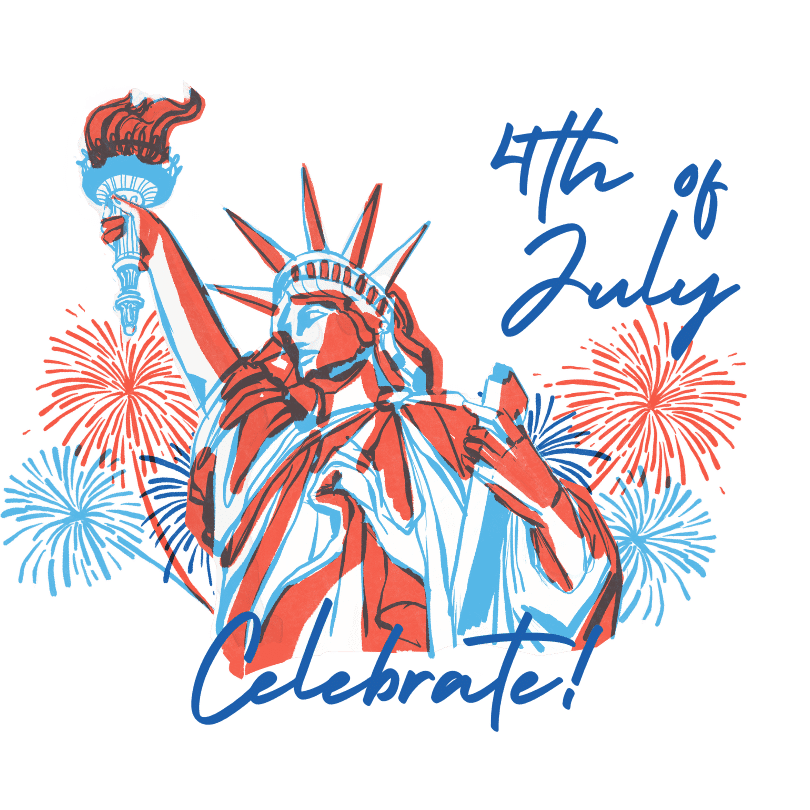 Happy 4th of July Independence Day Clipart 2023