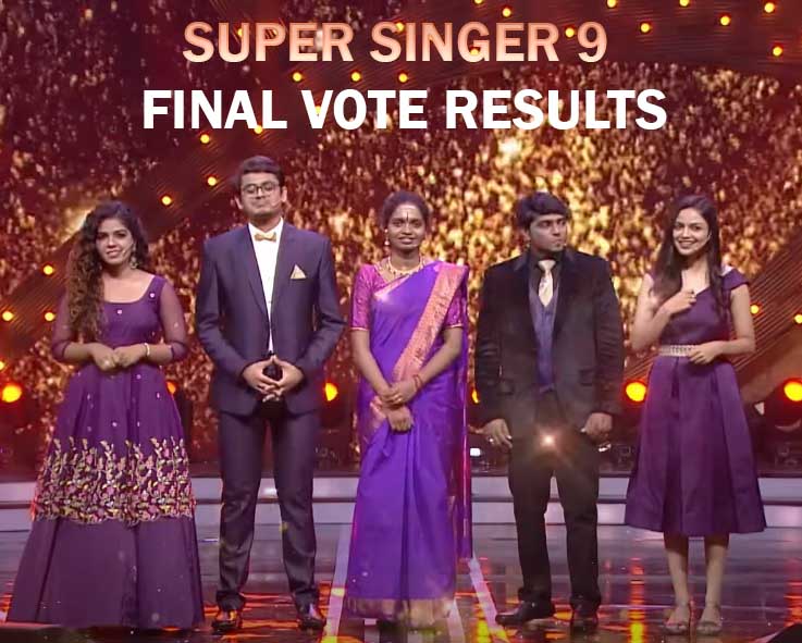 Super Singer 9 Vote Result