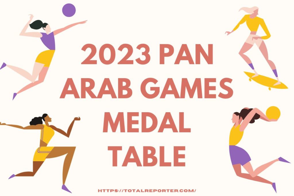 2023 Pan Arab Games Medal Table