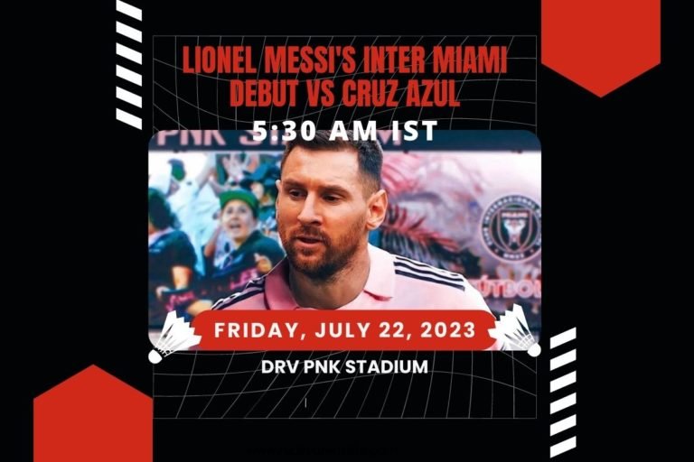 Lionel Messi's Inter Miami Debut vs Cruz Azul Start Time (IST - Indian ...