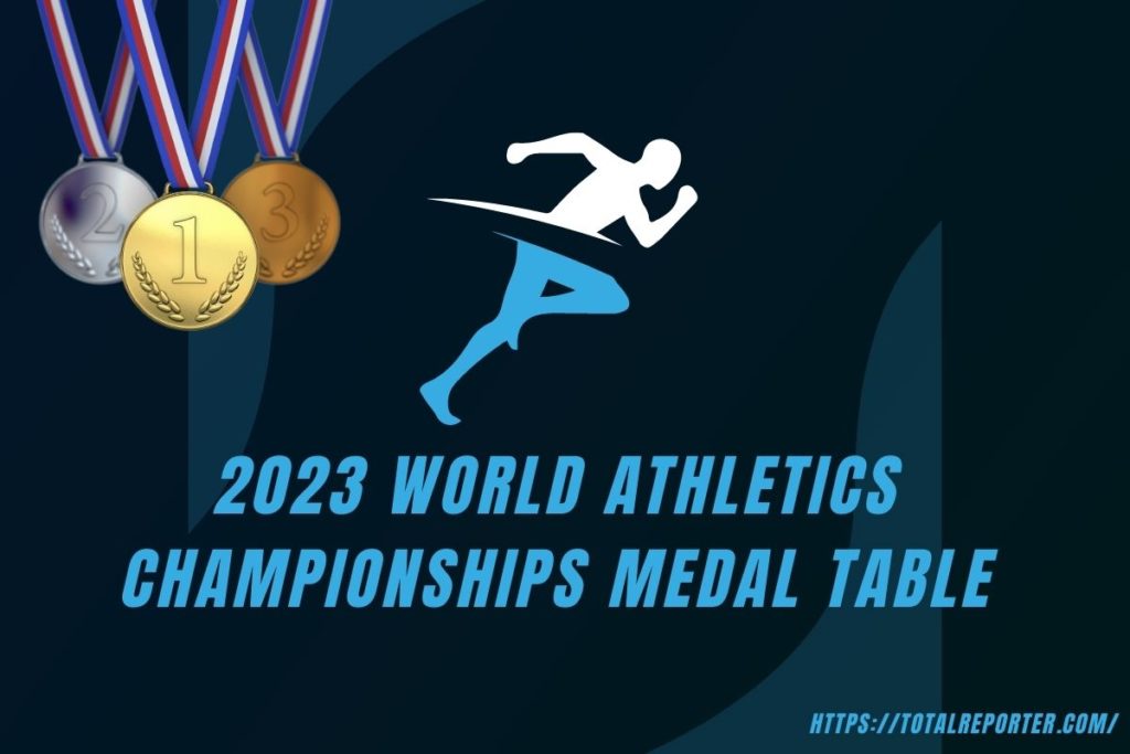 2023 World Athletics Championships Medal Table Today's Updates