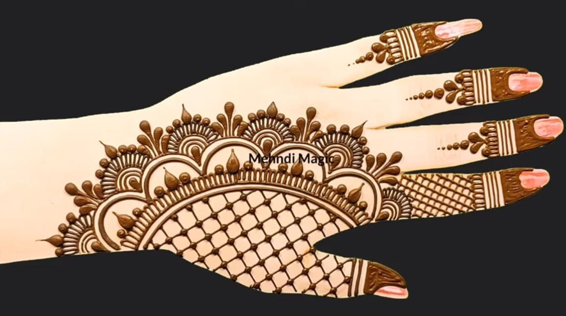 Easy Rakhi Mehndi Design 2023
