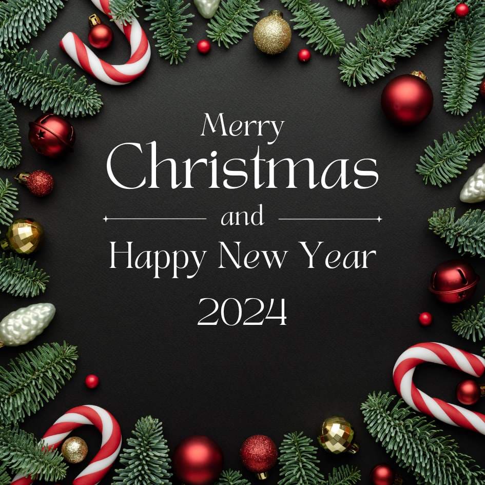 Happy Christmas and New Year 2024