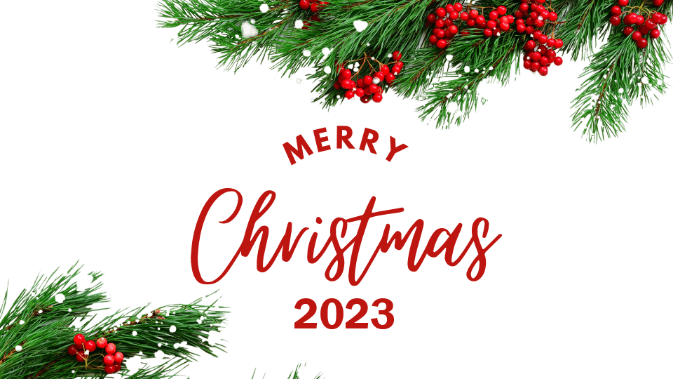 Merry Christmas 2023 PNG Image