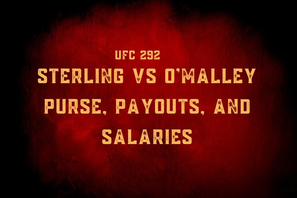 UFC 292 purse