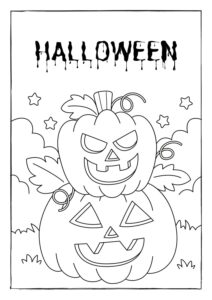 Descargar páginas para colorear de Halloween 2023
