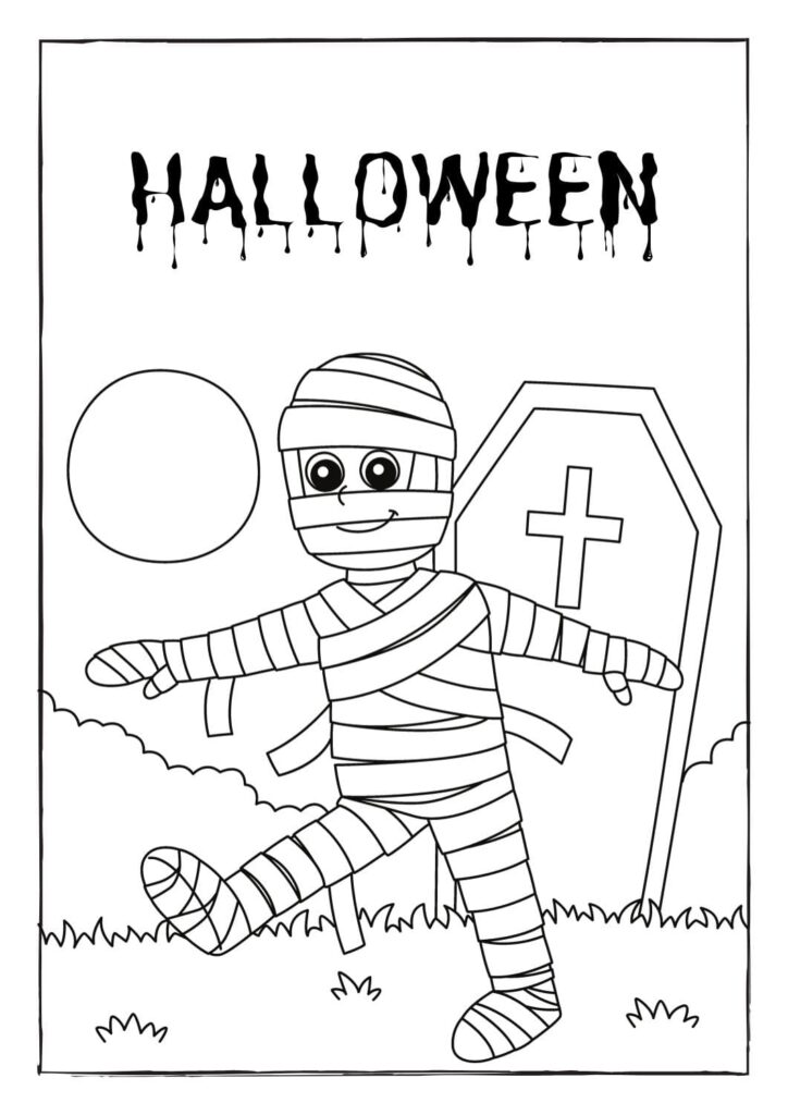 Dibujos para Colorear de Halloween 2023 Gratis