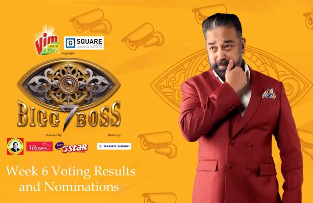Bigg Boss Tamil Season 7 Week 6 Voting Results