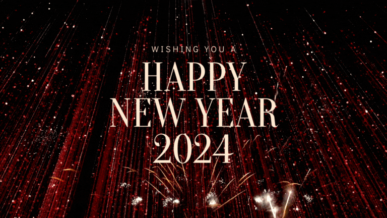 Beautiful Happy New Year 2024 GIF