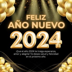 Mensajes de Feliz Año Nuevo 2024