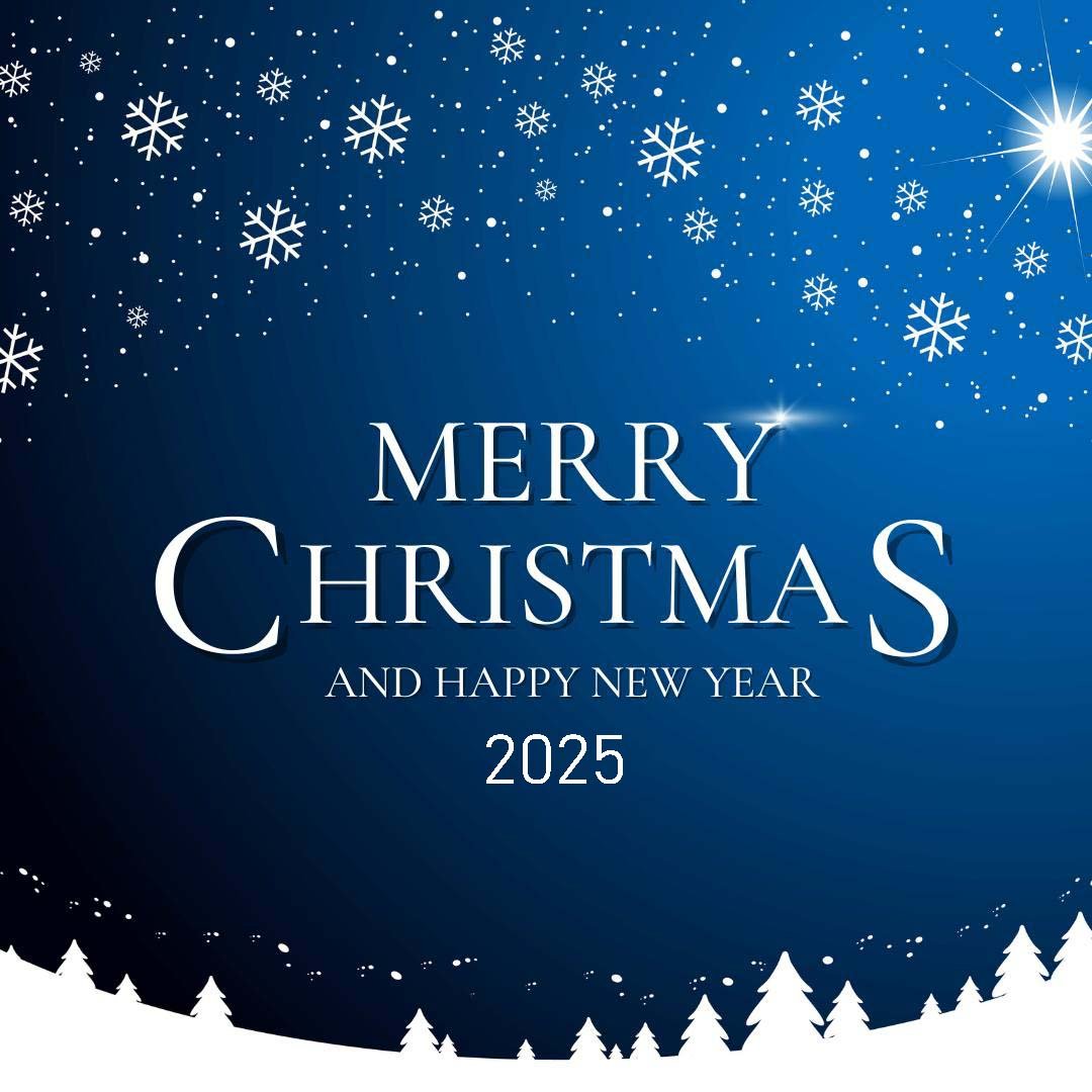 Christmas and happy new year 2025