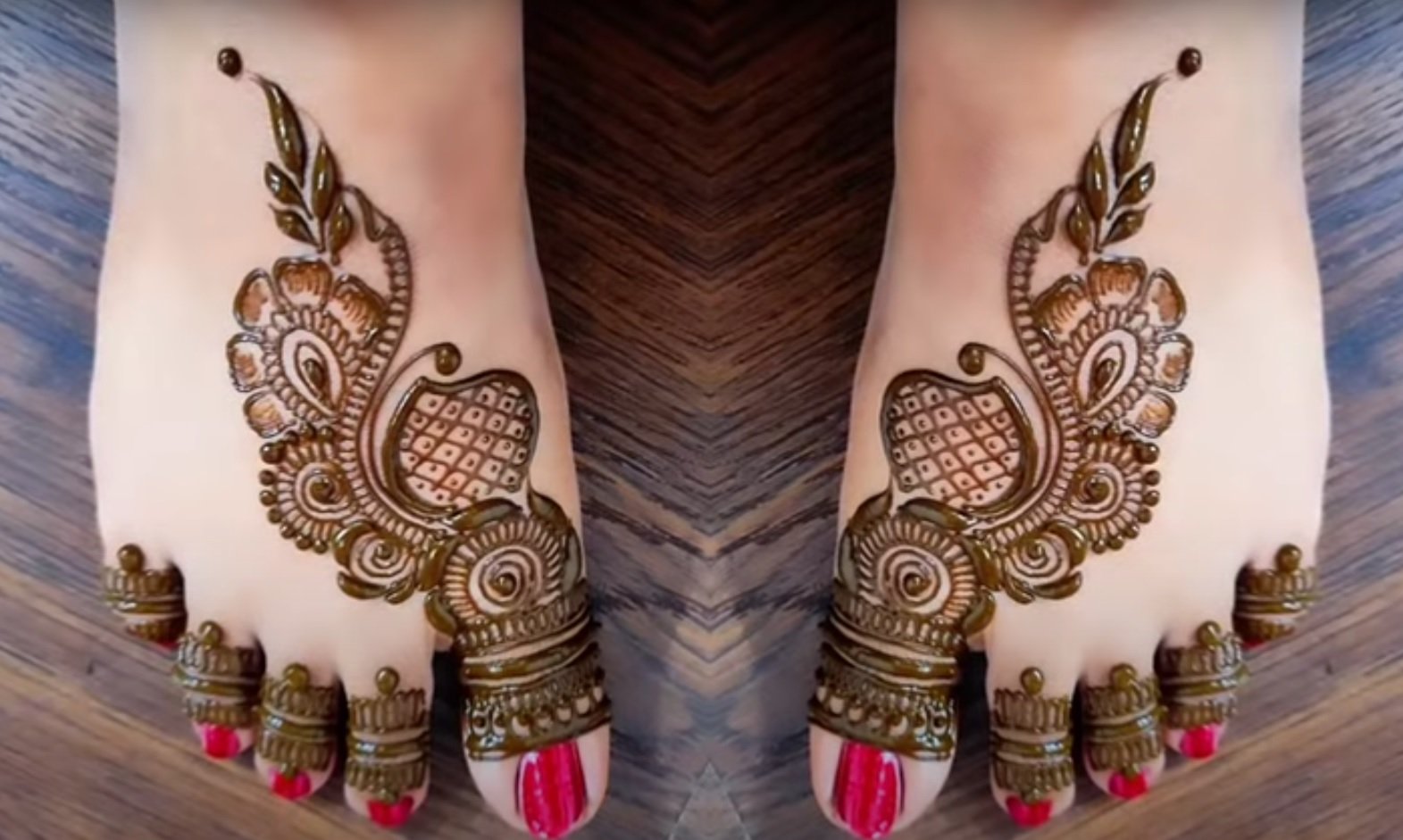 Foot Mehndi Designs for Karwa Chauth