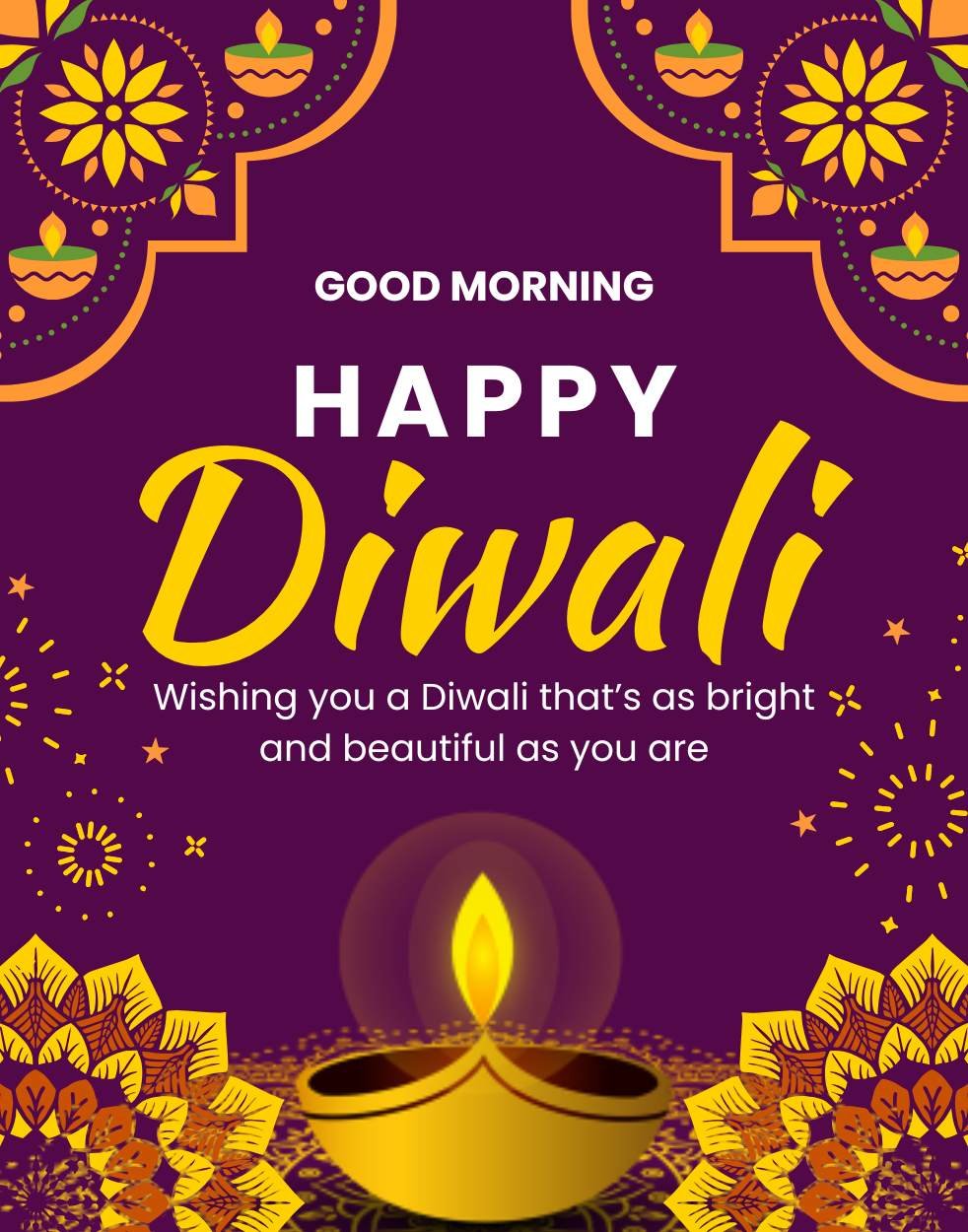 Good Morning Happy Diwali Images Wishes